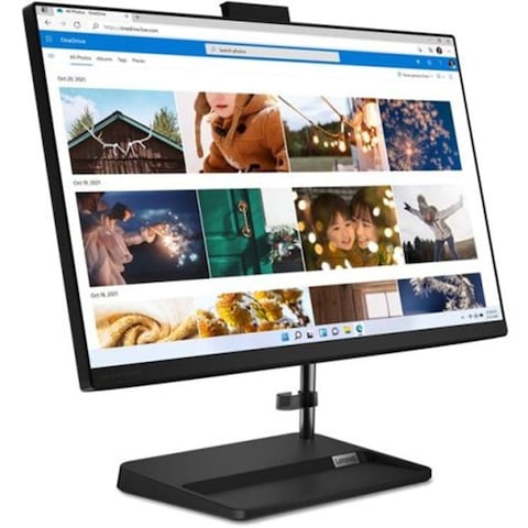 Lenovo IdeaCentre All-in-one , Intel Core i3-1215u, 4GB RAM, 256GB SSD, 23.8 Inch FHD-IPS-250nits-Non-Touch , Intel UHD Graphics, Wireless KB + Mouse