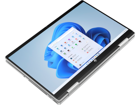HP Pavilion x360 2-in-1 14-ek1019ne Laptop, Intel Core i5-1335U Processor, 14 Inch FHD Display, 512 GB SSD, 8 GB RAM DDR4, Intel Iris Xe Graphics, Win11 Home, Silver