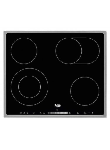 Beko Electric Built-In Hob 60cm , Digital, 4 Burners Hic64503Tx Black Glass Ceramic Fracture And Heat Resistant