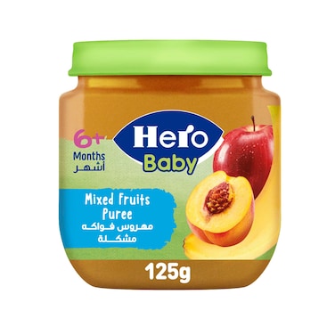 هيرو بيبى برطمان فواكة مشكلة - 125 جم