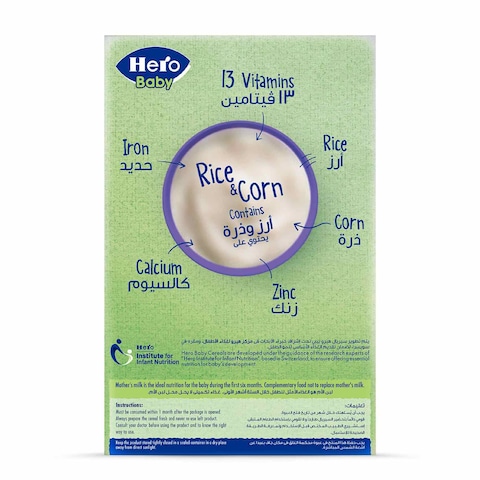 Hero Baby Rice and Corn Cereal -150 gm