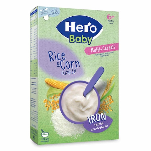 Hero Baby Rice and Corn Cereal -150 gm