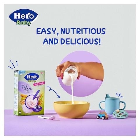 Hero Baby Rice and Corn Cereal -150 gm