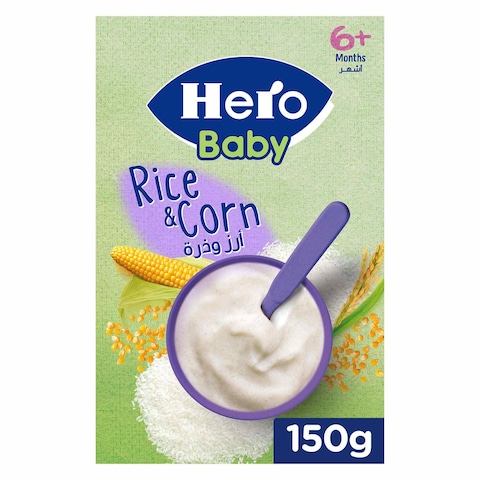 Hero Baby Rice and Corn Cereal -150 gm