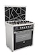 Gas Cooker Professional Mirror Full Safety 60X90