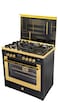 Gas Cooker Smart Pro Control Gold Full Safety 90&times;60
