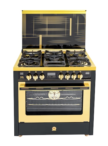 Gas Cooker Smart Pro Control Gold Full Safety 90&times;60