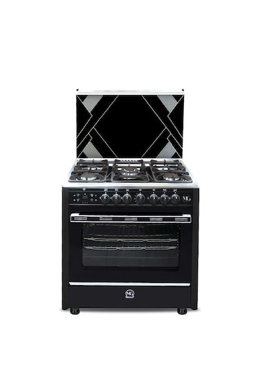 Gas Cooker Grand Mirror Black Cast 60X90