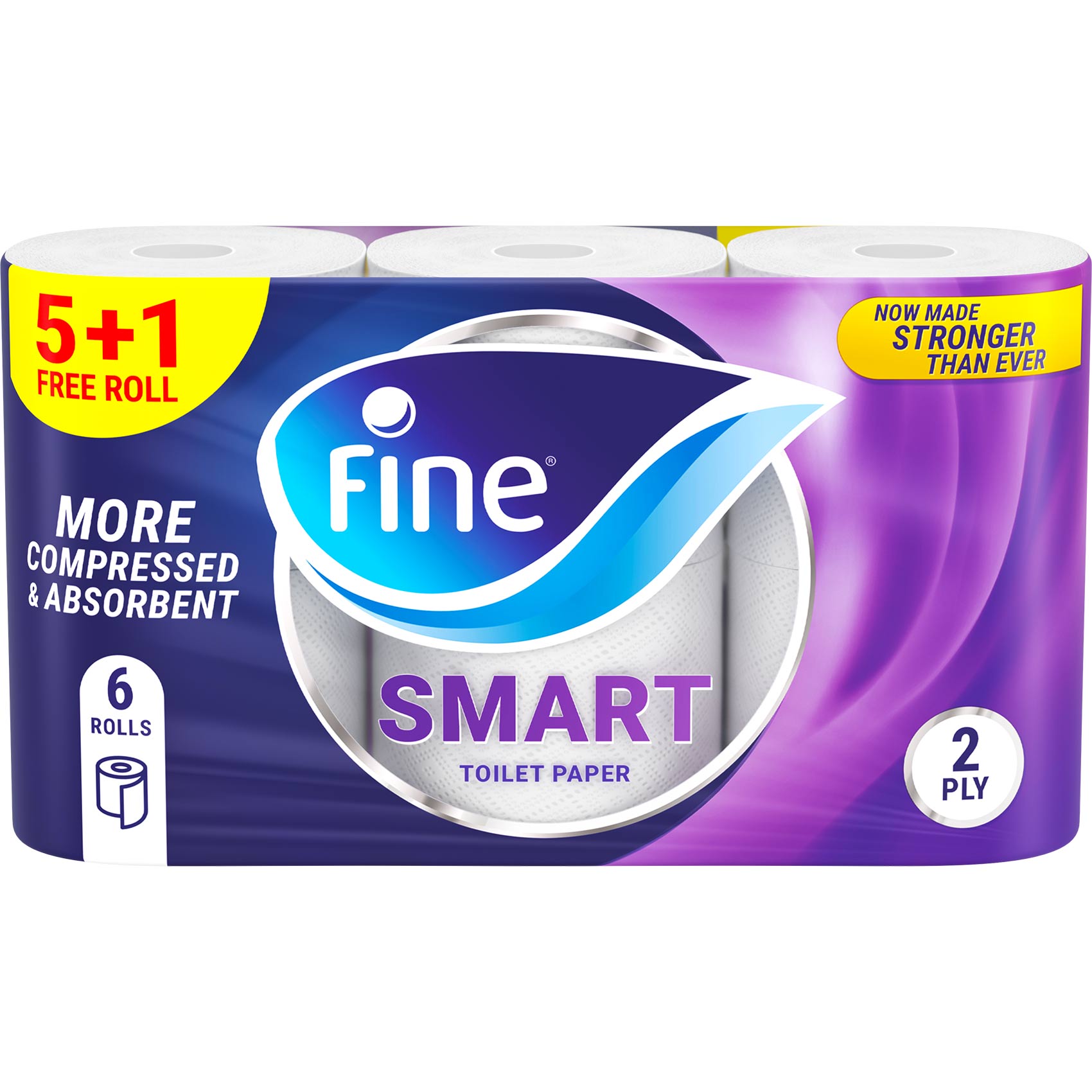 Fine Smart Jumbo Toilet Paper – 6 Rolls Fine Smart Jumbo Toilet Paper – 6 Rolls