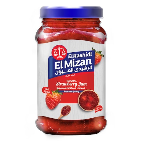 El Rashidi El Mizan Strawberry Jam jar - 340 grams