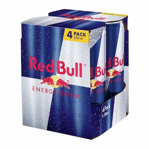 Red Bull Energy Drink - 250ml - 4 Pack