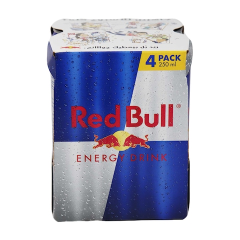 Red Bull Energy Drink - 250ml - 4 Pack