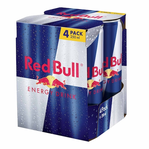 Red Bull Energy Drink - 250ml - 4 Pack