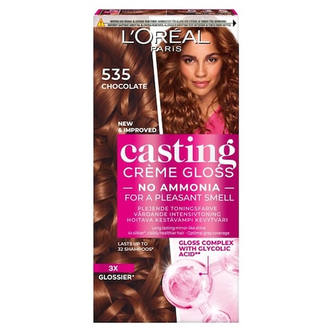 L&#39;Oreal Paris Casting Cream Gloss Hair Color - 535 Chocolate