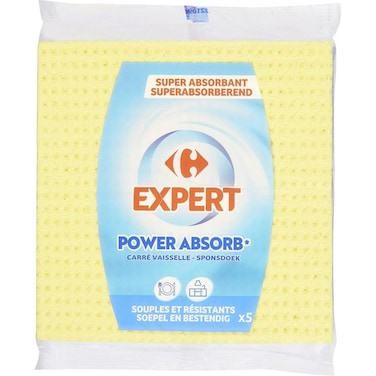 Carrefour Expert Super Absorbent Dishwashing Pads - Pack of 5

