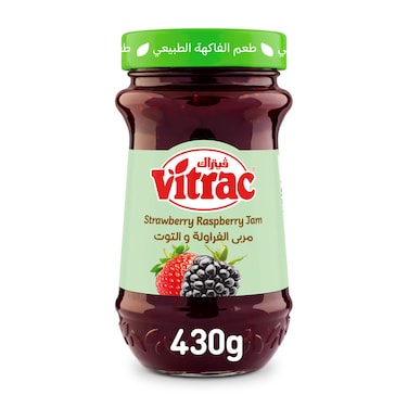 Vitrac Mix Strawberry and Raspberry Jam - 430 gm
