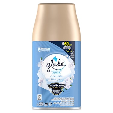 Glade Clean Linen Automatic Refill Air Freshener - 269ml