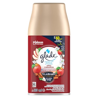Glade Automatic Refill Air Freshener with Apple and Cinnamon Scent - 175 gram