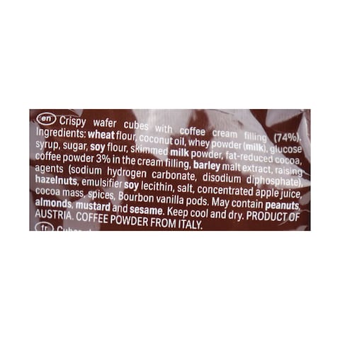 Loacker Quadratini Espresso Wafer - 110 gram