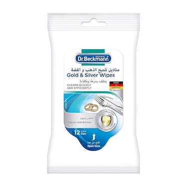 Dr.Beckmann Gold and Silver Polishing Wipes - 20 Wipes
