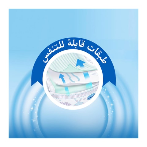 حفاضات مولفيكس 1 حجم حديث الولادة، 2-5 كجم - 44 حفاضة