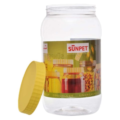 Sunpet Plastic Jar - 2000ml - Clear