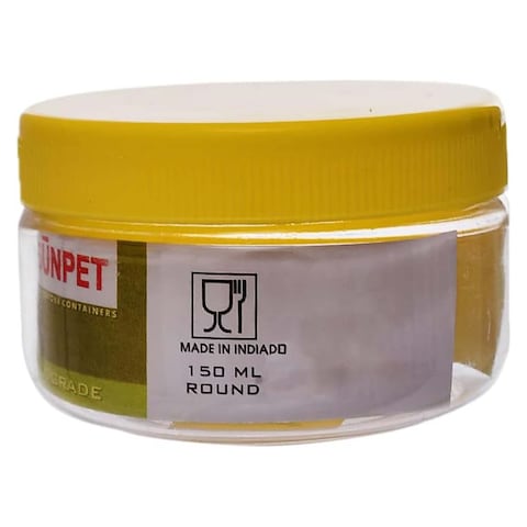 Sunpet Plastic Jar - 150ml - Clear