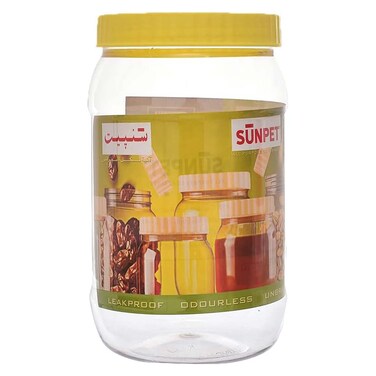 Sunpet Plastic Jar - 1500ml - Clear