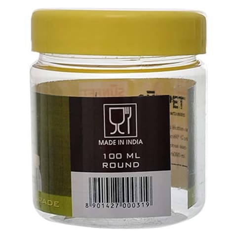 Sunpet Plastic Jar - 100ml - Clear