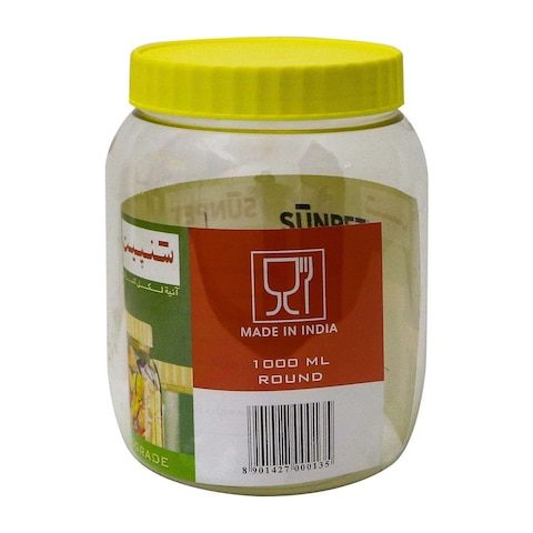 Sunpet Plastic Jar - 1000ml - Clear