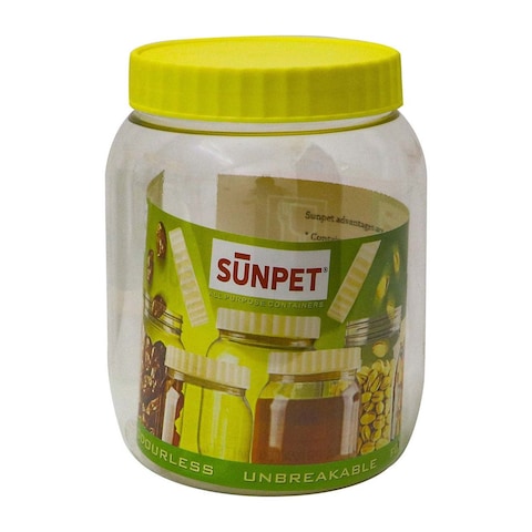 Sunpet Plastic Jar - 1000ml - Clear