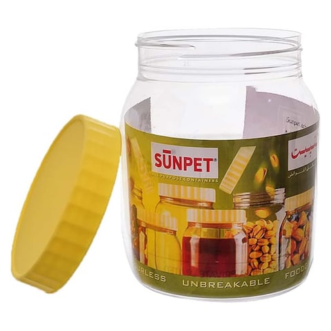 Sunpet Plastic Jar - 500ml - Clear