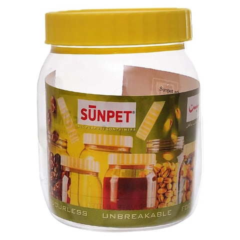Sunpet Plastic Jar - 500ml - Clear