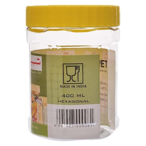 Sunpet Plastic Jar - 400ml - Clear