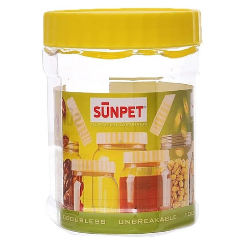 Sunpet Plastic Jar - 400ml - Clear