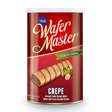 سيزميكي تايم جوفريت ويفر محشو بكريمة البندق - 240 جرام