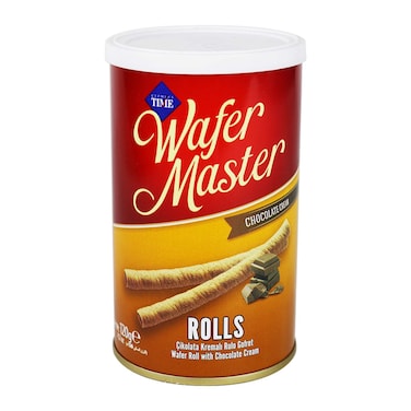 Cizmeci Time Master Wafer with Chocolate Cream - 120 gm