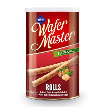 سيزميكي تايم ماستر ويفر محشو بكريمة البندق - 250 جرام