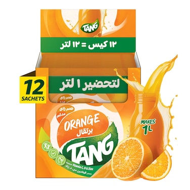 Tang Orange Powder Drink - 20 grams - 12 Pieces