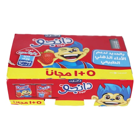 دانون دانجو زبادي بالفراولة - 6 علب