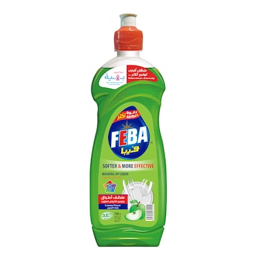 Feba Dishwashing Liquid - Apple Scent - 730ml
