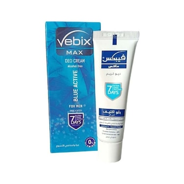 Vibex Men Deodorant Cream Blue Active - 15 gm