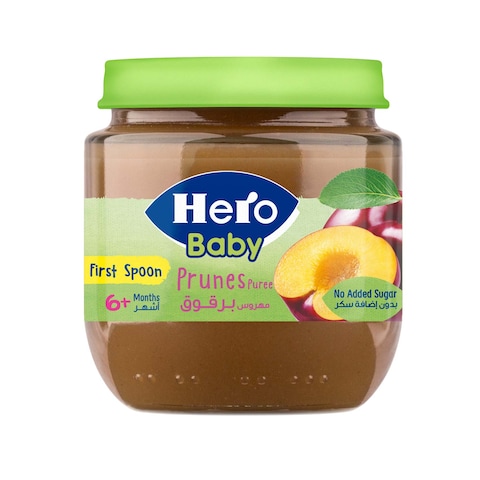 Hero Baby Prunes Puree Jar - 125 gm