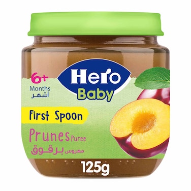 Hero Baby Prunes Puree Jar - 125 gm