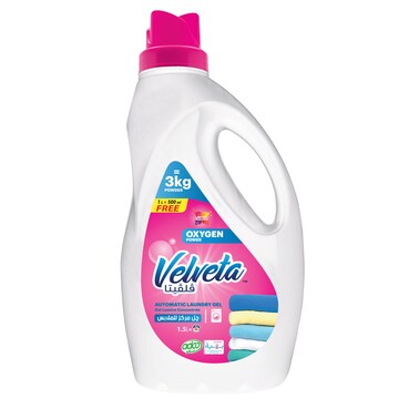 Velveta Gel Detergent with Oxygen Power - 1.5 Liter