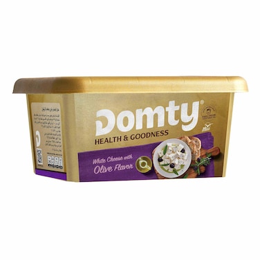 جبنة بيضاء دومتي بطعم الزيتون - 450 جرام