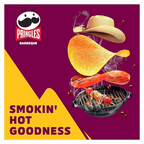 Pringles Barbeque Potato Chips - 165 gram