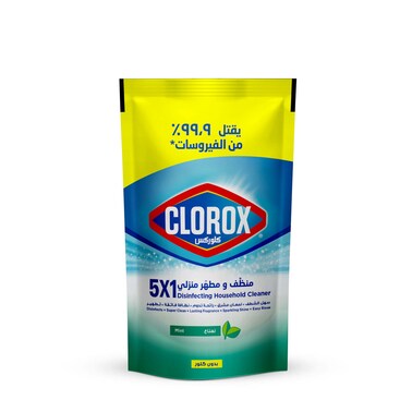 منظف ومطهر كلوركس 5X1 برائحة النعناع - 200 مل