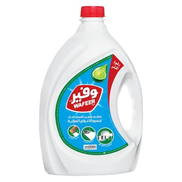 Wafeer Dishwash Liquid - Green Lemon Scent - 4 Liters