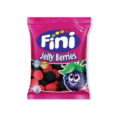 حلوى توت فيني الأسود والأحمر - 100 جرام